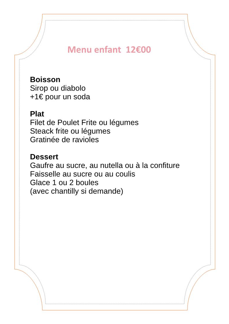 Menu restaurant page 5