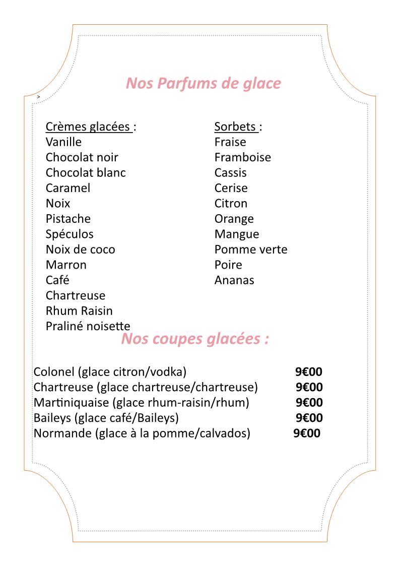 Menu restaurant page 6